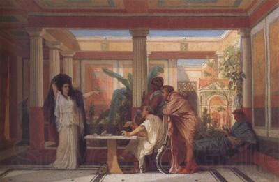 Alma-Tadema, Sir Lawrence Gustave Boulanger,The Rehearsal in the House of the Tragic Poet (mk23)